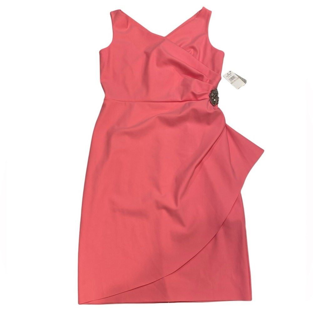 COPY - Alex Evenings Scuba Tank Dress size 12 Guava NWT